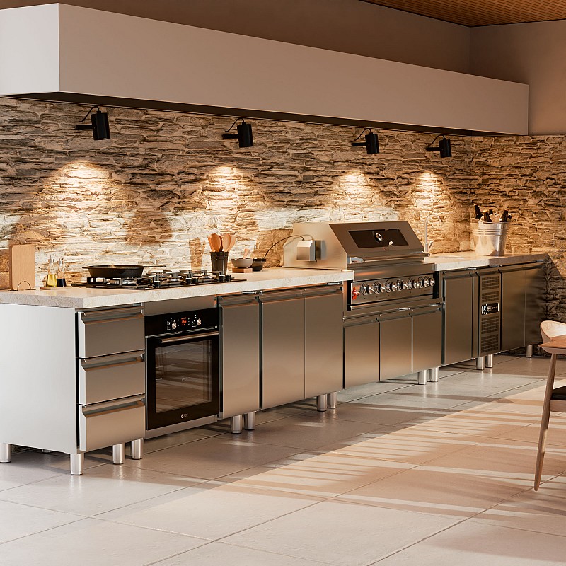 ΕΡΜΑΡΙΟ INOX BBQ TGH-B1-B8B-G ΜΕ ΣΥΡΤΑΡΙΑ