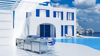 ΕΡΜΑΡΙΟ INOX BBQ TGH-B1-B8B-G ΜΕ ΣΥΡΤΑΡΙΑ