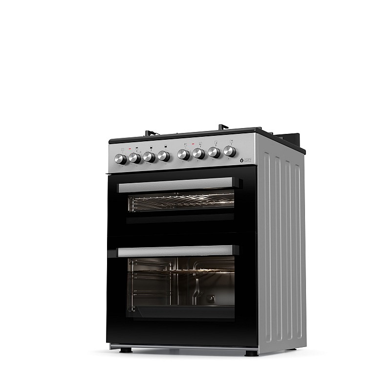 ΚΟΥΖΙΝΑ ΜΙΚΤΗ TGS 8001 IX DOUBLE-CAVITY