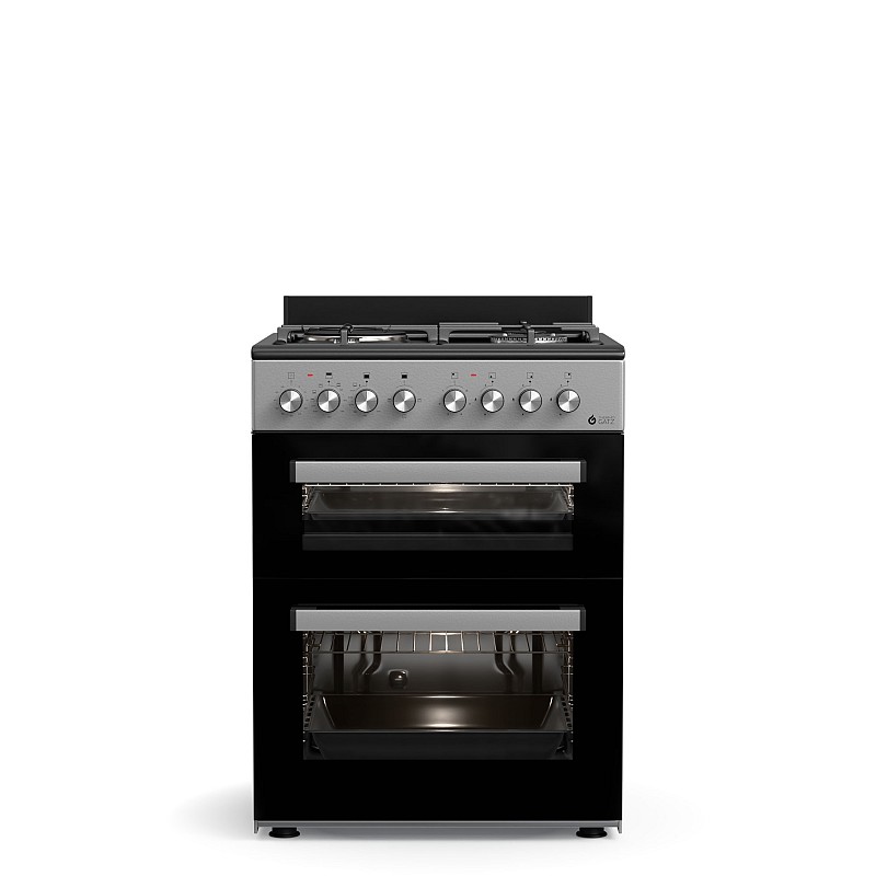 ΚΟΥΖΙΝΑ ΜΙΚΤΗ TGS 8001 IX DOUBLE-CAVITY