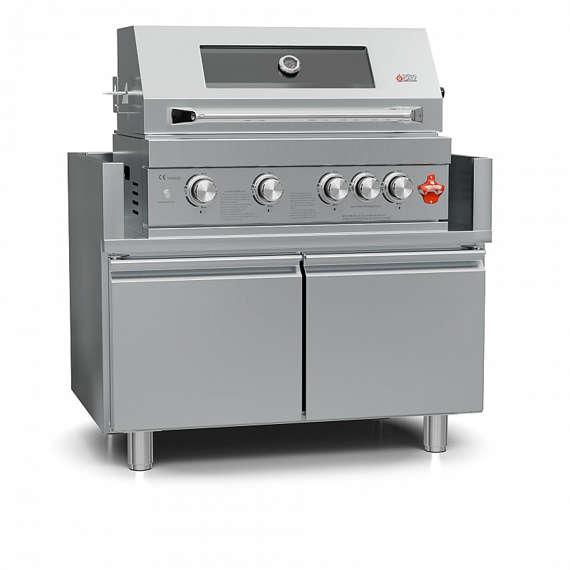 ΕΡΜΑΡΙΟ INOX BBQ TGH-B1-B4-G ΜΕ ΣΥΡΤΑΡΙΑ